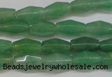 CAJ651 15.5 inches 8*12mm hexahedron green aventurine beads