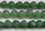 CAJ669 15.5 inches 7*7mm cube green aventurine beads