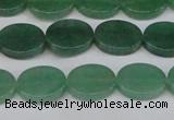 CAJ678 15.5 inches 10*14mm oval green aventurine beads