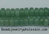 CAJ68 15.5 inches 5*10mm tyre green aventurine beads wholesale