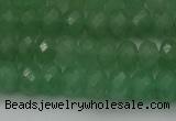 CAJ703 15.5 inches 6*10mm faceted rondelle green aventurine beads