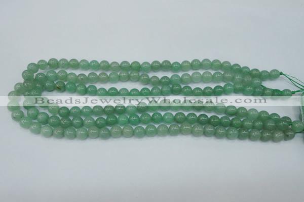 CAJ72 15.5 inches 8mm round green aventurine beads wholesale