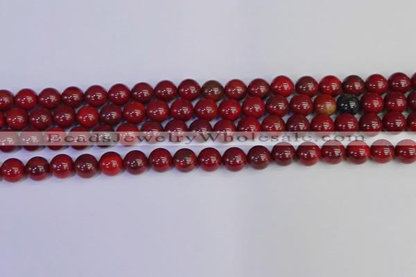 CAJ752 15.5 inches 8mm round apple jasper beads wholesale