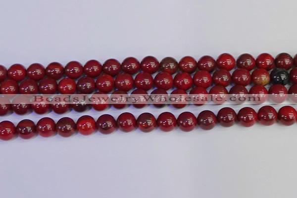 CAJ753 15.5 inches 10mm round apple jasper beads wholesale