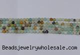 CAM01 4mm round mixed color natural amazonite beads Wholesale