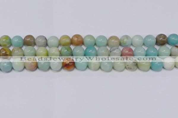 CAM04 10mm  round mixed color natural amazonite beads Wholesale