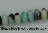 CAM101 15.5 inches 6*12mm rondelle amazonite gemstone beads