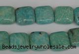 CAM1027 15.5 inches 14*14mm square natural Russian amazonite beads