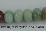 CAM103 15.5 inches 10*14mm rondelle amazonite gemstone beads