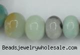 CAM106 15.5 inches multi-size rondelle amazonite gemstone beads