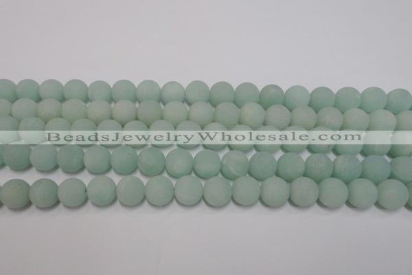 CAM1111 15.5 inches 6mm round matte amazonite beads wholesale