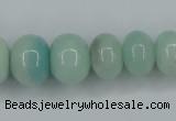 CAM126 15.5 inches multi-size rondelle amazonite gemstone beads