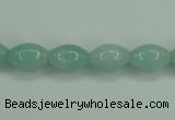 CAM130 15.5 inches 8*12mm rice amazonite gemstone beads wholesale