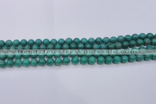 CAM1302 15.5 inches 8mm round natural Russian amazonite beads