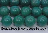 CAM1303 15.5 inches 10mm round natural Russian amazonite beads