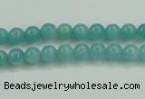 CAM134 15.5 inches 6mm round amazonite gemstone beads wholesale