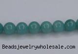 CAM135 15.5 inches 8mm round amazonite gemstone beads wholesale