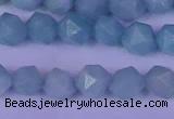 CAM1417 15.5 inches 8mm faceted nuggets Chinese amazonite beads