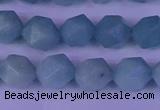 CAM1418 15.5 inches 10mm faceted nuggets Chinese amazonite beads