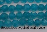 CAM1431 15.5 inches 6mm faceted nuggets dyed amazonite gemstone beads