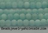 CAM1500 15.5 inches 4mm round natural peru amazonite beads