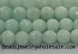 CAM1511 15.5 inches 6mm faceted round natural peru amazonite beads