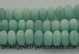 CAM1531 15.5 inches 4*6mm rondelle natural peru amazonite beads