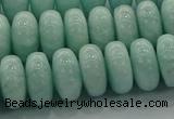 CAM1535 15.5 inches 8*14mm rondelle natural peru amazonite beads