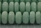 CAM1545 15.5 inches 8*14mm faceted rondelle peru amazonite beads