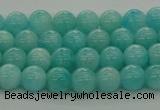 CAM1550 15.5 inches 4mm round natural peru amazonite beads