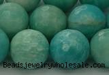 CAM1567 15.5 inches 18mm faceted round Russian amazonite beads