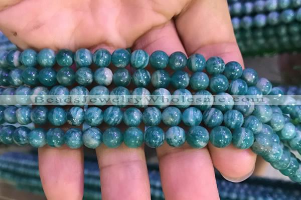 CAM1651 15.5 inches 6mm round Russian amazonite gemstone beads