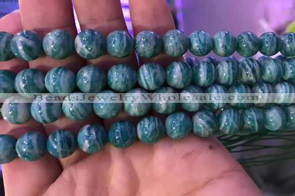 CAM1653 15.5 inches 10mm round Russian amazonite gemstone beads