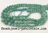 CAM1670 15.5 inches 6mm - 14mm round amazonite graduated beads