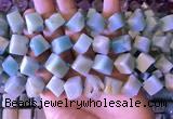 CAM1677 15.5 inches 8*8mm - 14*15mm cube amazonite beads