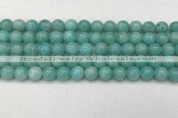 CAM1692 15.5 inches 8mm round natural amazonite gemstone beads