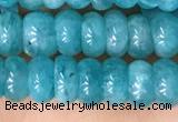 CAM1713 15.5 inches 4*6mm rondelle natural amazonite beads