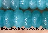 CAM1715 15.5 inches 5*9mm - 5*10mm rondelle natural amazonite beads