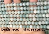 CAM1721 15.5 inches 6mm round amazonite beads wholesale