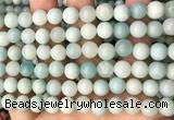 CAM1723 15.5 inches 10mm round amazonite beads wholesale