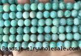 CAM1726 15.5 inches 8mm round amazonite gemstone beads wholesale