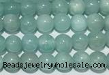 CAM1765 15 inches 4mm round amazonite gemstone beads