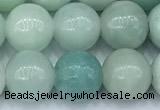 CAM1787 15 inches 8mm round amazonite beads, 2mm hole