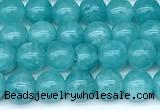 CAM1790 15 inches 6mm round amazonite gemstone beads