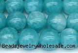 CAM1791 15 inches 8mm round amazonite gemstone beads