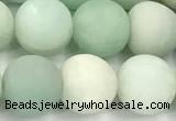 CAM1797 15 inches 8mm round matte amazonite beads