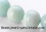 CAM22 15.5 inches natural amazonite round 18mm beads wholesale