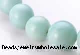 CAM24 17 inches different sizes round natural amazonite beads