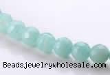 CAM26 faceted round 6mm natural amazonite stone beads wholesale