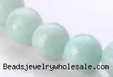 CAM30 natural amazonite faceted round 14mm stone beads Wholesale